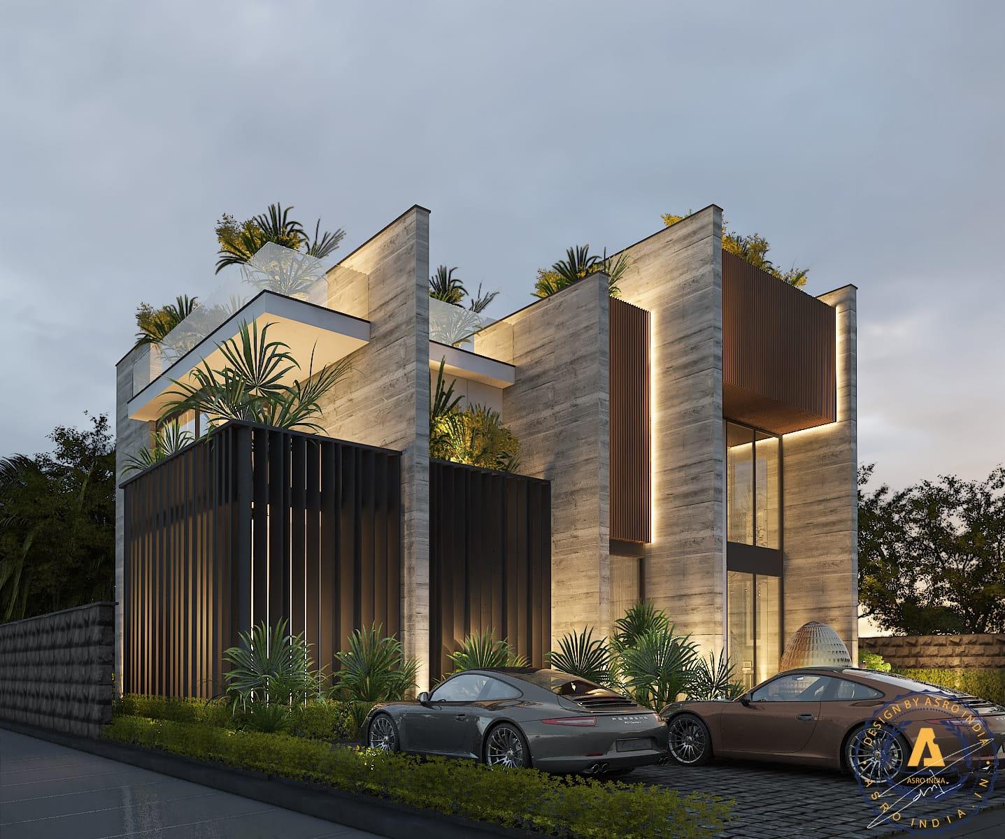 Luxury villa designed and built by J. K. Builders & Investors